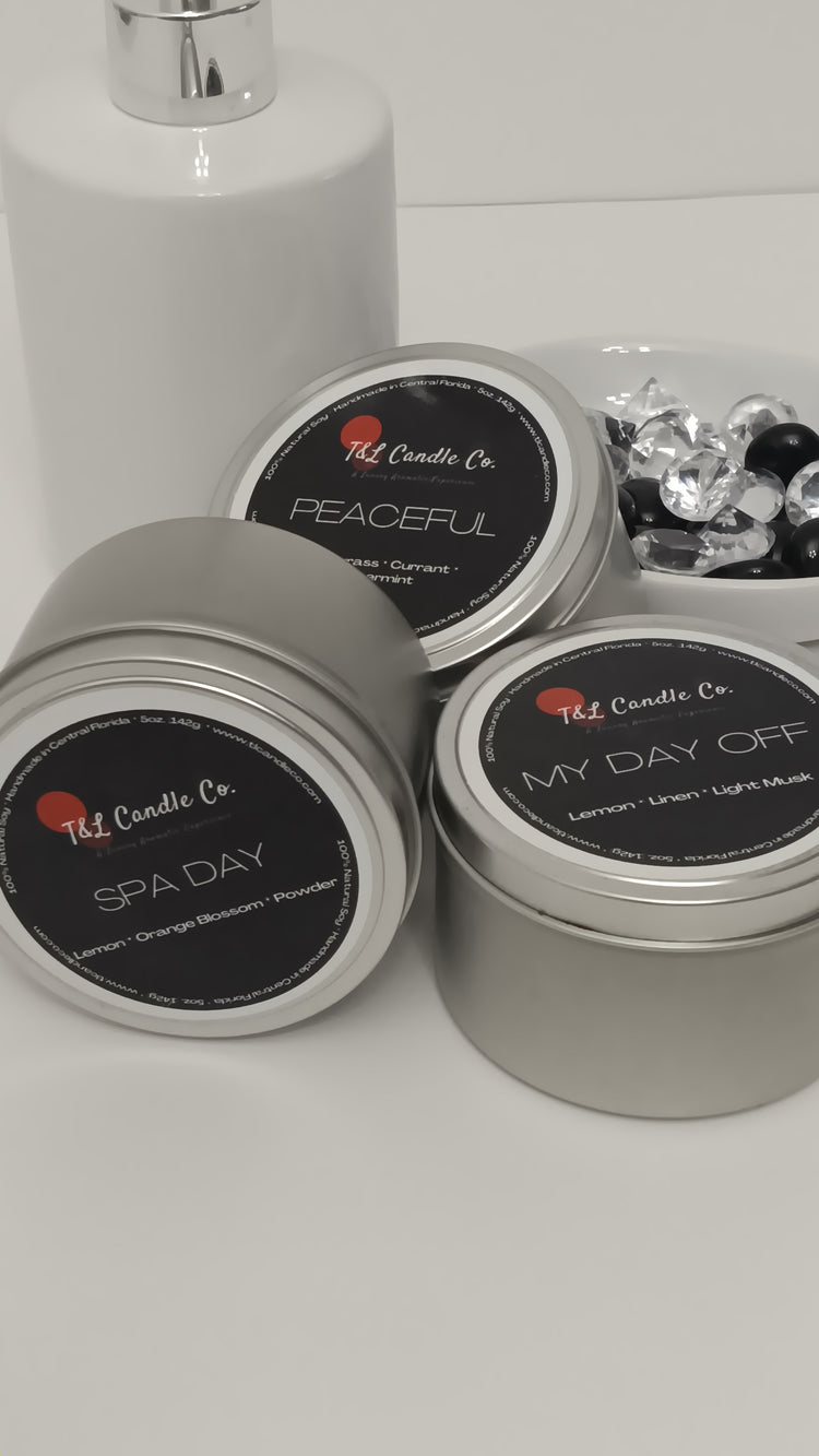 Signature Travel Tin Candles