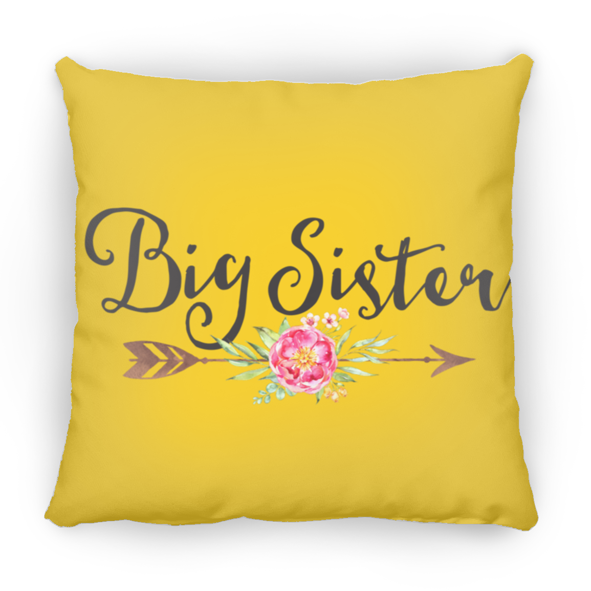 Big Sister Medium Square Pillow : Multiple Color Options