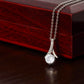 Alluring Beauty Ribbon Shaped Pendant (Box Only, No Msg Card)