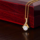 Alluring Beauty Ribbon Shaped Pendant (Box Only, No Msg Card)