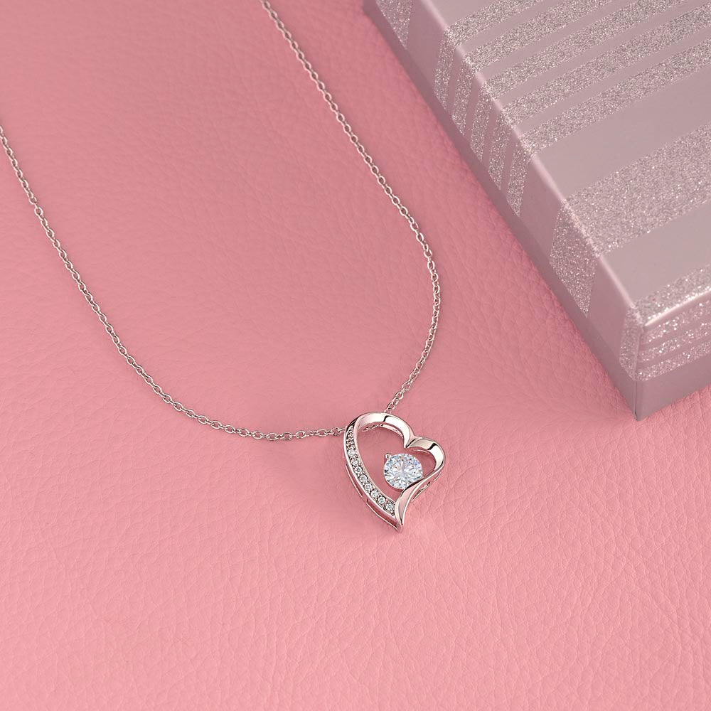 Forever Love Necklace with Custom On Demand Message Card
