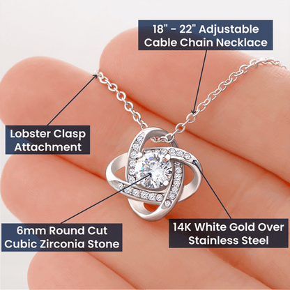 Love Knot Necklace (Box Only, No Msg Card)